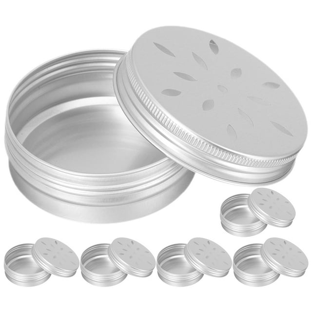 6 piezas Casos de entrenamiento de olor de perros Cajones de entrenamiento de olor de metal Herramientas de entrenamiento de perros pequeños (80 ml)