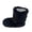 Black, variant on Women Floor Boots Warm Indoor Slippers Girl Warm Bootie Sock Home Ankle High Boots Noiseless Sock Shoes Flat Non- Slipper