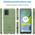 thumbnail image 2 of Slim Fit Phone Case for Motorola Moto E13, Rugged Shield Case with Military Grade Shockproof,Drop-Tested and Camera Lens Protection Cover for Moto E13, HD Green, 2 of 12
