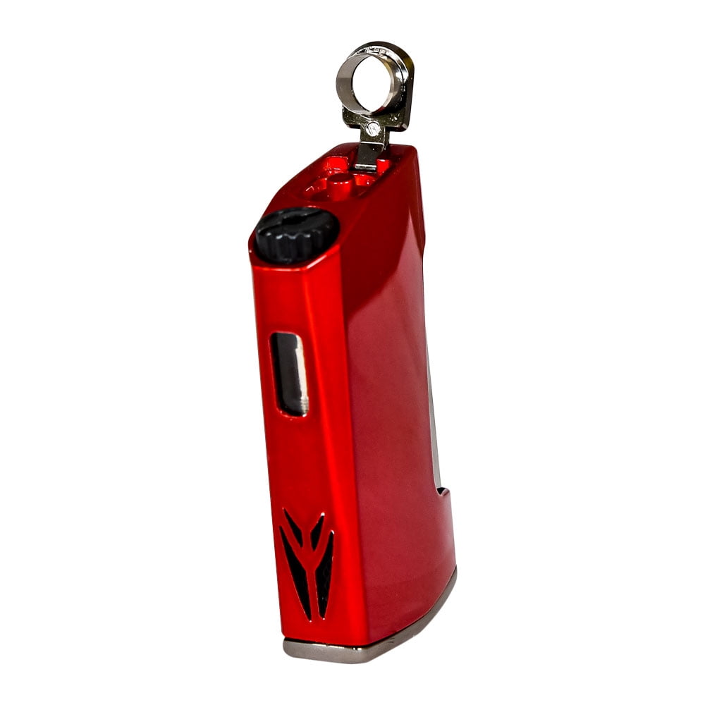 Lotus Chroma Dual Torch Lighter with Punch Cutter - Red