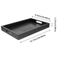 thumbnail image 3 of Rectangle Tea Tray Solid Wood Tea Tray Coffee Snack Food Plate Food Serving Tray for Cafe Restaurant, 3 of 8
