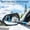 Sky Blue, variant on Car Rearview Mirror Wiper Cleaning Brush with Retractable Handle, Auto Side Mirror Water Removal Tool for Rainy Days, Windshield Detail Cleaning Accessory for Cars SUVs Sky Blue