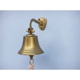 thumbnail image 2 of Thor Instruments Antique Brass Ship's Bell, Nautical Decor, 6 Inch, 2 of 5