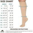 thumbnail image 2 of Mojo Compression Socks for Women and Men 20-30mmHg for Travel, Beige, Large, 2 of 5