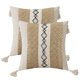 thumbnail image 1 of 2 paquetes de fundas de almohada de algodón estilo bohemio de 18 x 18 pulgadas en contraste, fundas de almohada decorativas suaves de estilo rústico para sofá otoñal, 1 of 5