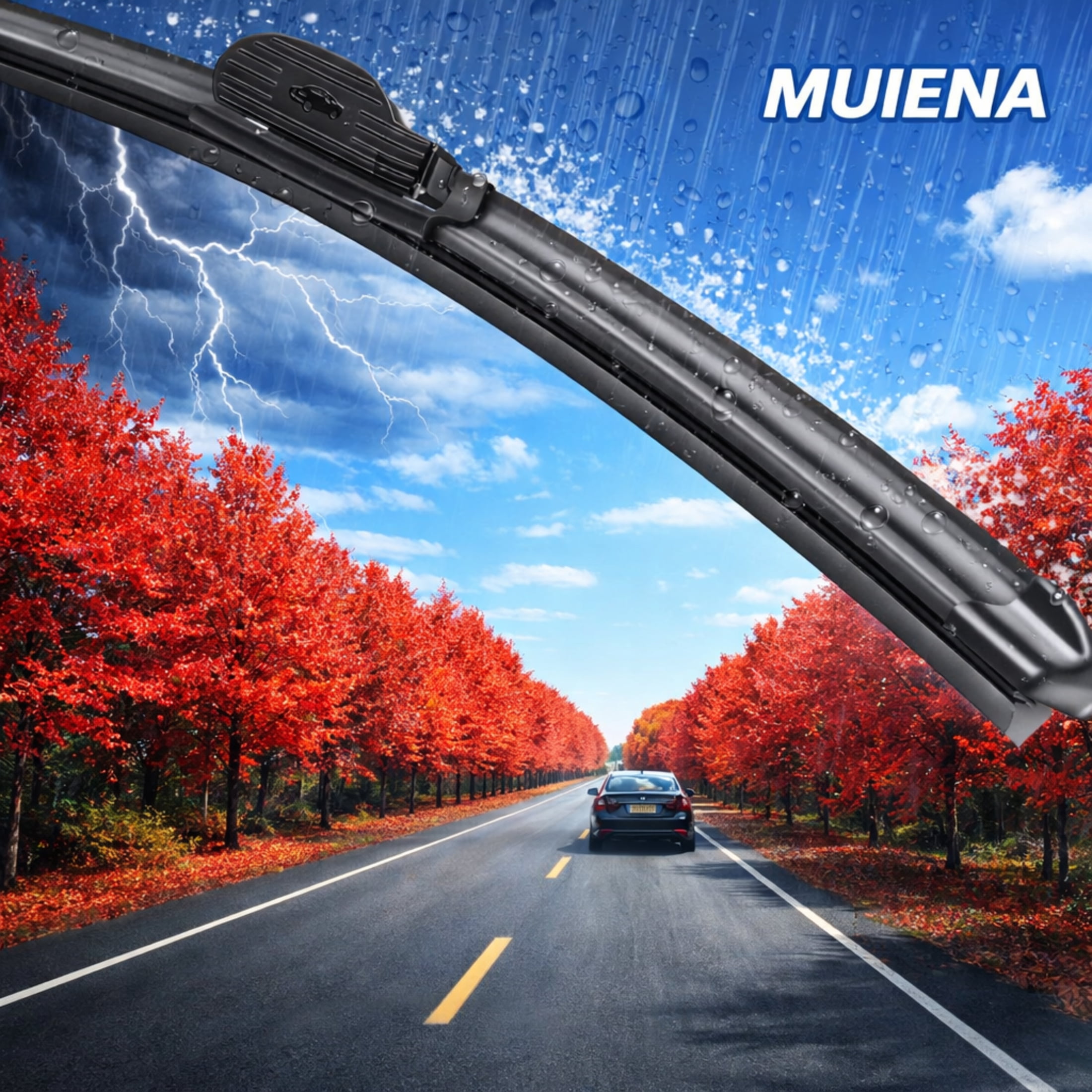 MUIENA Windshield Wipers Replacement for Toyota Rav4 2013-2018, OEM Quality Premium All-Season Front Rear Wiper Blades-26"+16"+10"(Pack of 3)