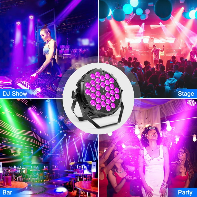 Yescom 3 LED Aluminum Stage Effect Pinspot Light DJ Disco Club KTV Party  Display Spot Lighting Blue Lamp 3W
