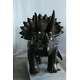 thumbnail image 6 of Nifao Giant Aluminum Triceratops Dinosaur Statue in Walking Pose – Outdoor Garden Decor Sculpture, 57"L x 26"W x 35"H, 6 of 12