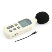 Upgraded Fast & Slow Dynamic Modes Digital LCD Sound Level Meter Noise Accuracy +/- 1.5 DB Pressure 30~130dB Decibel Tester GM1357, warm white