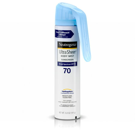 Neutrogena Ultra Sheer Lightweight Sunscreen Spray, SPF 70, 5