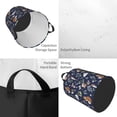 thumbnail image 2 of Fotbe Animals And Wildflowers Cesto de Ropa con Asas, Cesto Impermeable de Gran Capacidad, Bolsa de Lavado para Dormitorio, Cesto de Ropa con Ruedas y Asas-Small, 2 of 6