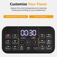 thumbnail image 6 of Heynemo 6.5QT Digital Multi Cooker, 12-in-1 Slow Cooker & Roaster with Timer, Temp Control, Delay Start, Nonstick Pot, Blue, 6 of 10