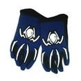 thumbnail image 6 of 1Storm Youth Motocross Helmet BMX MX ATV Dirt Bike Helmet HBOY Matt Star Blue + Goggles + MG Youth Blue Glove Bundle, 6 of 8