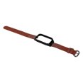 thumbnail image 3 of Correa de reloj 2 en 1, pulsera tejida, correa de repuesto ajustable, pulsera deportiva de lona para Redmi Band 2, color marrón, 3 of 5