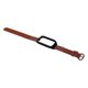 thumbnail image 3 of Correa de reloj 2 en 1, pulsera tejida, correa de repuesto ajustable, pulsera deportiva de lona para Redmi Band 2, color marrón, 3 of 5