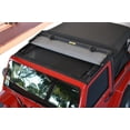 thumbnail image 2 of SPIDERWEBSHADE Jeep Wrangler Mesh Shade Top Sunshade UV Protection Accessory USA Made with 5 Year Warranty for Your JK 2-Door (2007-2017), 2 of 6