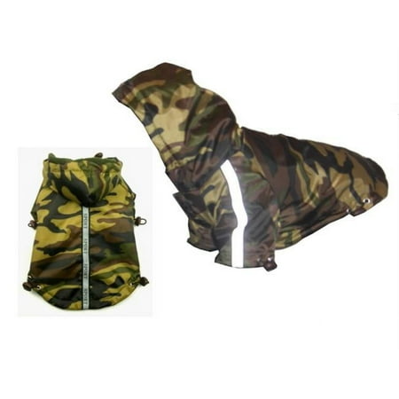 UPC: 0815617014087 | Pet Life R1CALG Camouflage – Reflecta-Sport Rainbreaker – LG