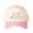 Pink, variant on KEEP PRAYIN' Letter Embroidered Color Block Trucker Hat Unisex Adjustable Cotton Breathable Fashion Cap for Travel Daily Wear