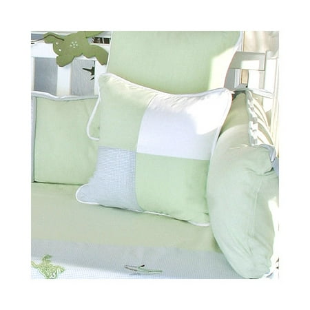Brandee Danielle One Little Froggie Patch Decorator Throw Pillow
