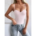 thumbnail image 5 of Women's Stylish Y2k Spaghetti Strap Tank Tops Top Pink M, 5 of 7