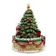 thumbnail image 4 of Kurt S. Adler Kurt Adler 6-Inch Christmas Tree Revolving Music Box Table Piece, Multi Color, 4 of 4