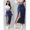 Dark Wash, variant on Dark Wash-2 Denim Midi Skirt With Front Button Closure And Side Slit