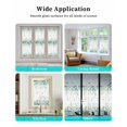 thumbnail image 6 of Window Privacy Film Blue Green Eucalyptus Stained Glass Window Film Decorative Sun Block Window Cover Sage Gradient Leaves Butterfly Window Clings Static Adhesive Sticker for Bathroom 29.5"x118", 6 of 7