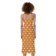 thumbnail image 2 of Cute Chicken Emoji Pattern Print Slim Fit Midi Cami Dress, Farmer Gifts Fashion Summer Maxi Sexy Casual Dress For Women, 2 of 4