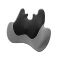 thumbnail image 4 of Almohada de apoyo lumbar para silla de oficina, cojín ergonómico de espuma viscoelástica para el coche, cojín para la espalda baja para sofá de viaje gris oscuro, 4 of 10
