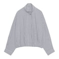 thumbnail image 5 of QIYAGBSA Gingham Cropped Puffer Jacket for Women Stand Collar Zip Up Long Sleeve Elastic Hem with Pockets for Fall Dinner and Weekend Wear, 5 of 9