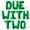 Green, variant on Letter Balloons - DUE WITH TWO 16" Inch Alphabet Letters Foil Mylar Balloon Twins Baby Shower Party Banner (Rose Gold)