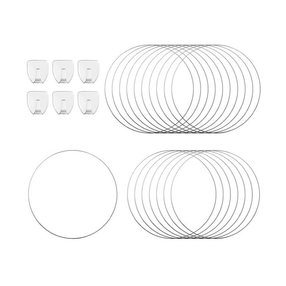 Colaxi 18 Pieces Indoor Plant Trellis for Climbing Plants,Round Circle Trellis,Ivy Flower Plant Support,Outdoor Potted Plant Support