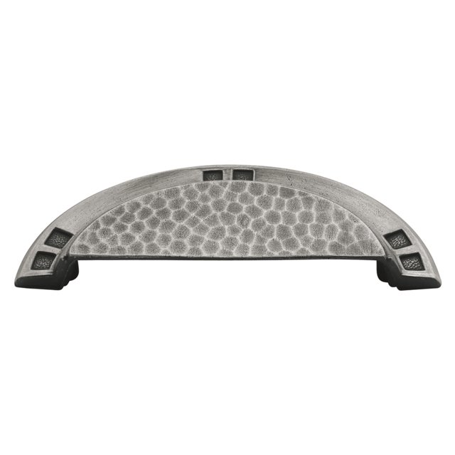Hickory Hardware P7527-AP Arts & Crafts Collection Cup Pull 3 Inch & 3-3/4 Inch (96mm) Center, 5 Inch, Antique Pewter