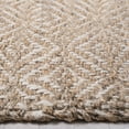 thumbnail image 4 of SAFAVIEH Natural Fiber Gervase Geometric Area Rug, Natural/Ivory, 7' x 7' Square, 4 of 8