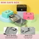 thumbnail image 4 of Caja de Dinero Pequeña, Caja Fuerte Mini, Caja de Ahorro de Dinero con Llaves para Efectivo, Relojes, Joyas y Objetos Personales, Gris, 4 of 6
