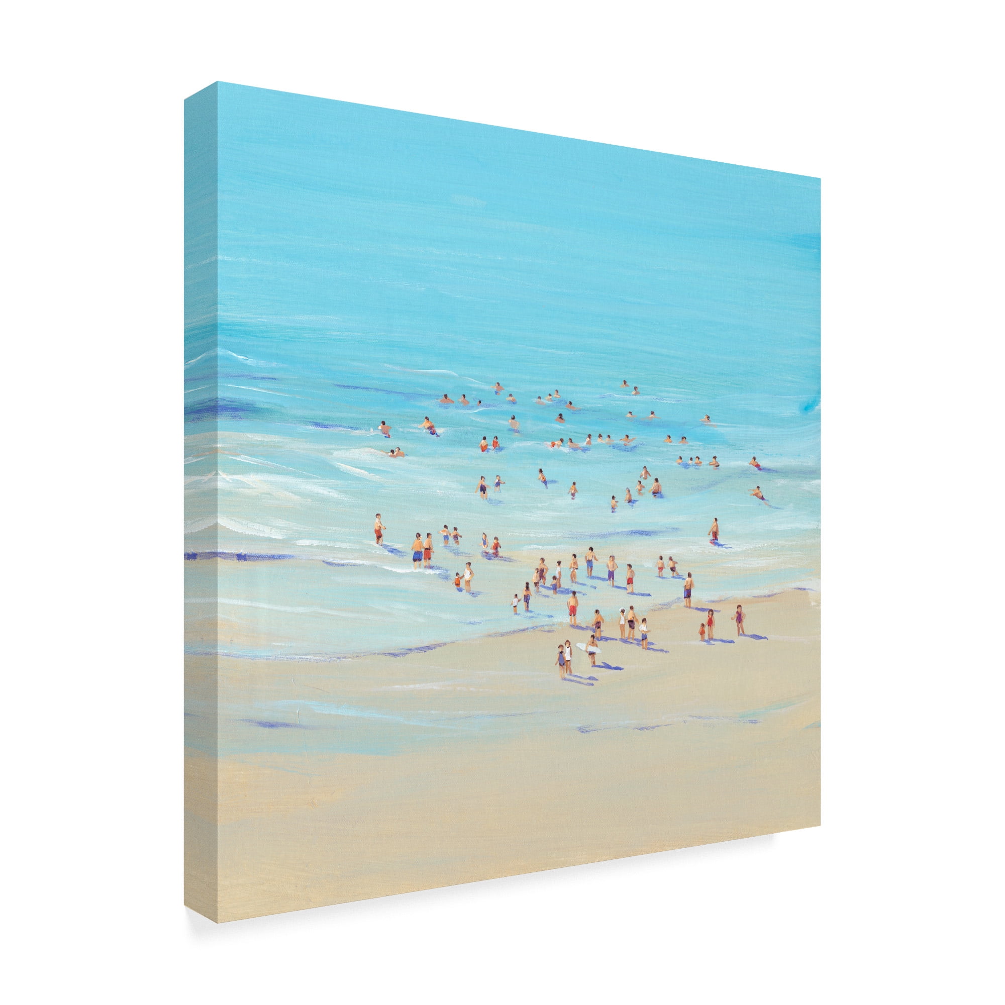Trademark Fine Art 'Beach Day I' Canvas Art by Tim OToole