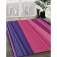thumbnail image 2 of Ahgly Company Indoor Square Patterned Dark Orchid Purple Area Rugs, 6' Square, 2 of 6