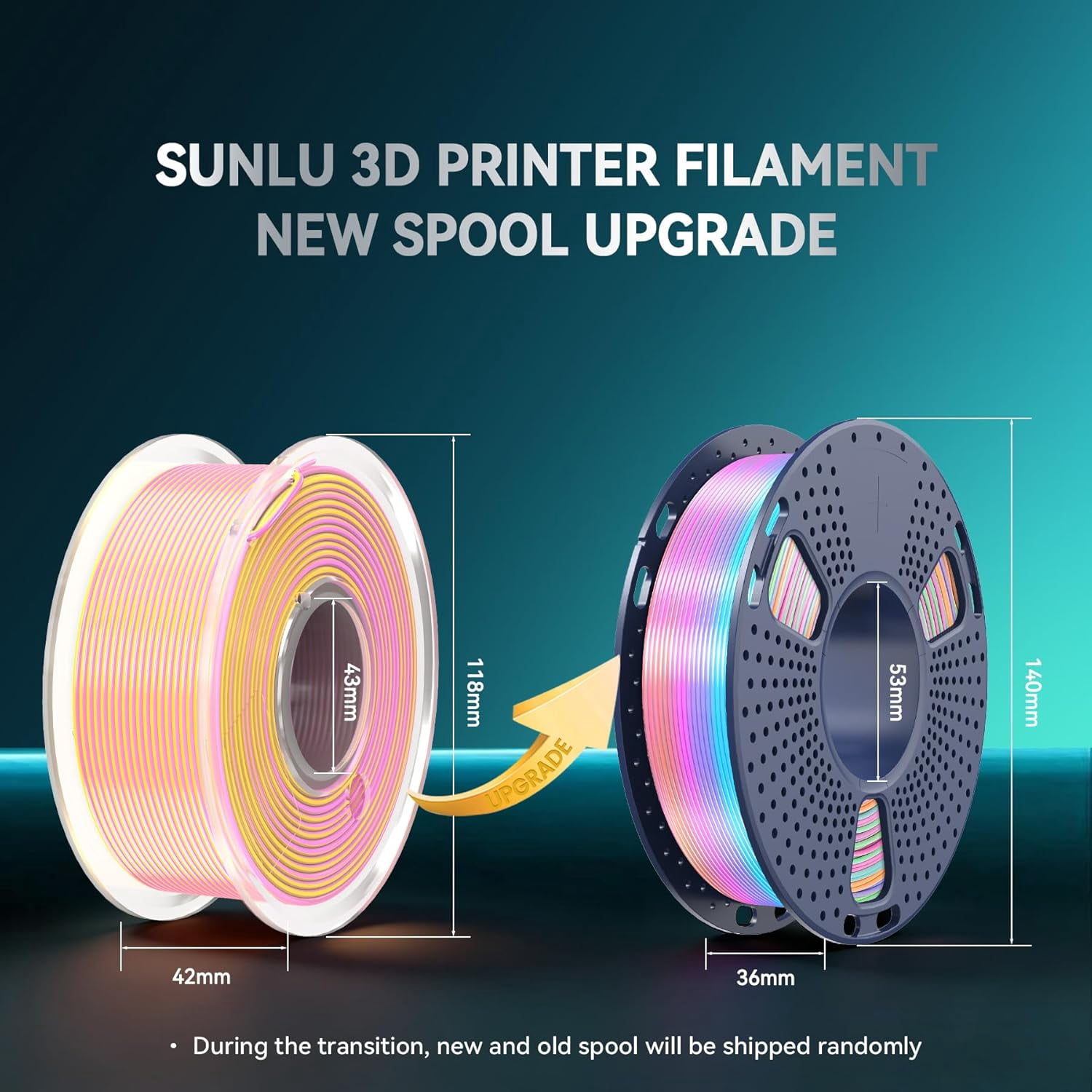 SUNLU 3D Printer Filament Bundle, Silk Filament Multicolor ...