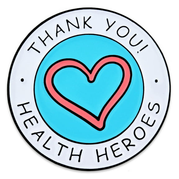 Health Heroes Lapel Pin - 50 Pack