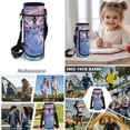 thumbnail image 5 of Yspwyqan Ocean Purple Axolotl Backpack Set 4Pcs with Lunch Box Pencil Case and Water Bottle Bag, 17 Inch Double Zipper Lightweight Bookbags Fits 14" Laptop for School Travel, 5 of 7