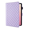 thumbnail image 2 of For Samsung Galaxy Tab S11 11 inch Case, Rhombus Pattern Multiple Viewing Angles Stand Slim Folio Cover (Purple), 2 of 6