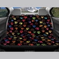 thumbnail image 6 of Pzuqiu Car Seat Covers Breathable Polyester, Compatible with Vehicle Seats Sedan Seats, for Sedans Cars, Paw prints, 6 of 10