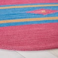 thumbnail image 3 of SAFAVIEH Montauk Westley Southwestern Cotton Area Rug, Red/Blue, 6' x 6' Round, 3 of 8