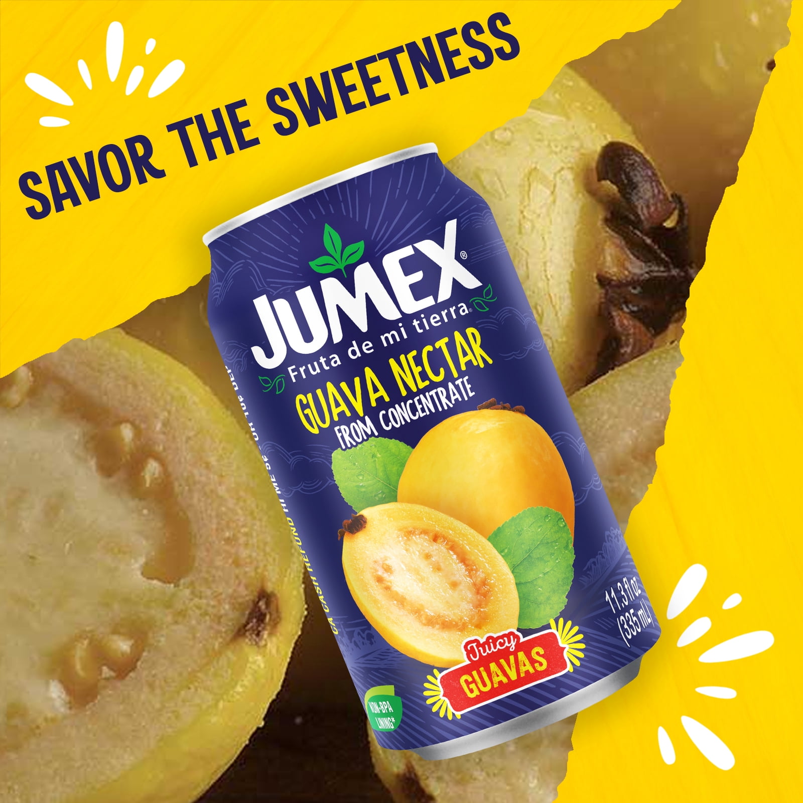 (4 pack) Jumex Guava Nectar Juice, 11.3 fl oz