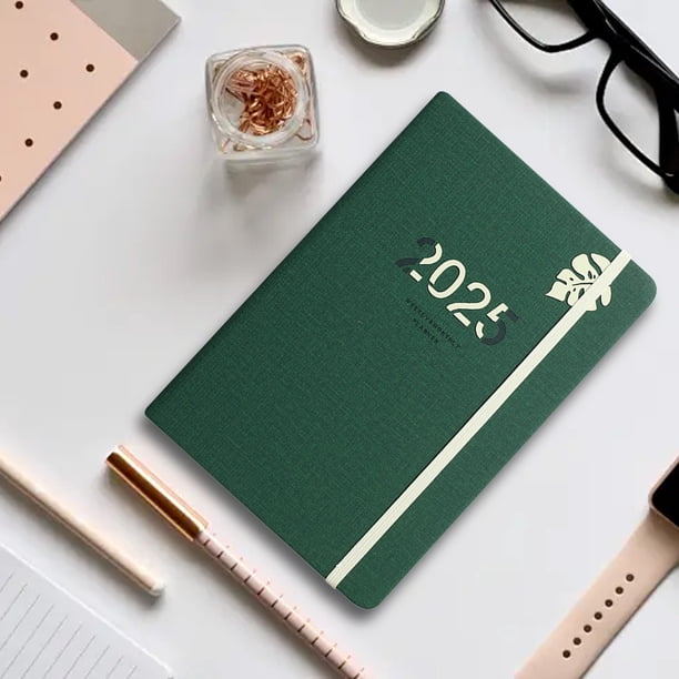 2025 Academic Year Weekly Notebook Planner Schedule Notebooks Scrapbook Strap Notepad Pad Student Schedule Planner Business Travel Journal