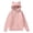Pink, variant on VJGBEGW Cat Ear Hoodies for Women Pullover Sweatshirts Cute Drawstring Pocket Fall Winter Long Sleeve Loose Fit Casual Tops Blue L
