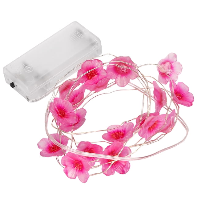 Cadena de luzCadena de luz rosa roja luces centelleantes extensibles Cadena de luz LED diseñada para precisión Jadeshay A