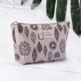 thumbnail image 1 of Organizador De Almacenamiento Bolso de cosméticos impresa, Bolso de lona con cremallera, Bolso de almacenamiento para lavado de maquillaje (estilo 8), 1 of 4
