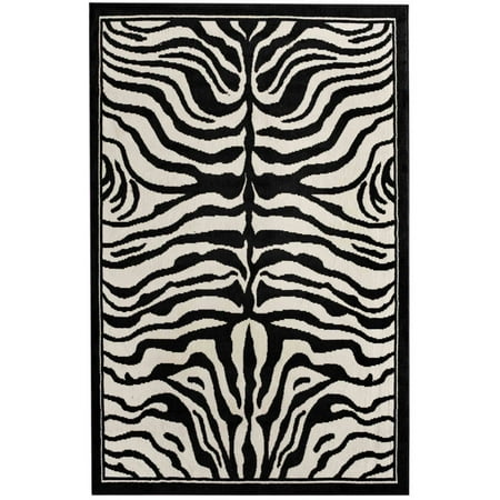 nuLOOM Machine Made Contemporary Zebra Print Area Rug