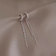 thumbnail image 5 of Pendientes colgantes para mujer con borlas sin orejas, sencillos y elegantes, con clip para la oreja personalizado de Advanced Sense, de una sola pieza, 5 of 5